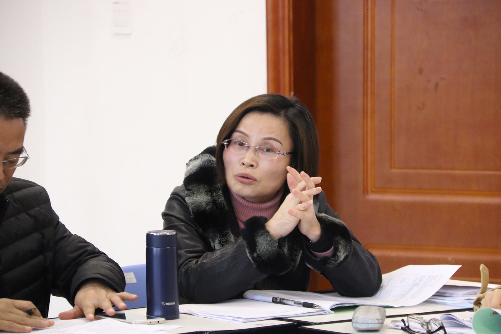 英语教研组组长晏雪红老师主持